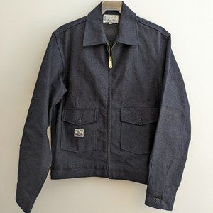 Left Field NYC Greaser Garage Jacket: Medium: Salt & Pepper